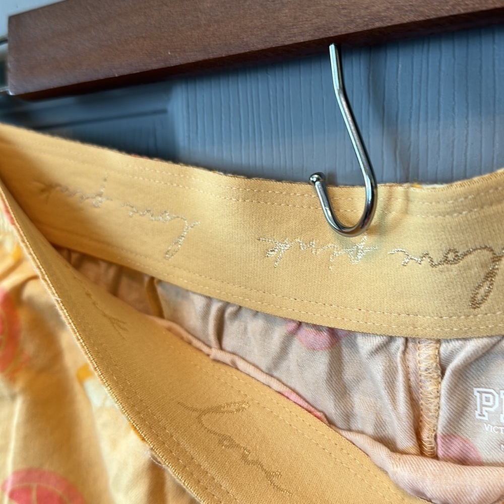 PINK by Victorias Secret lemon and orange sleep shorts - Picture 6 of 7